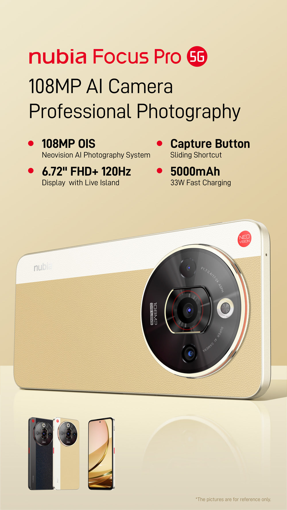 Nubai focus pro 5G